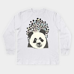 Follow the Panda Kids Long Sleeve T-Shirt